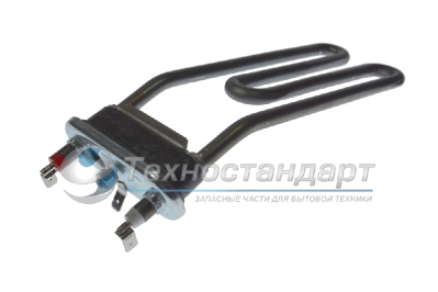 Тэн 1800W, гнутый, с отверстием под датчик, L=200 мм, l=18 мм, широкая резинка, для Ardo, код 255085, Irca, Thermowatt